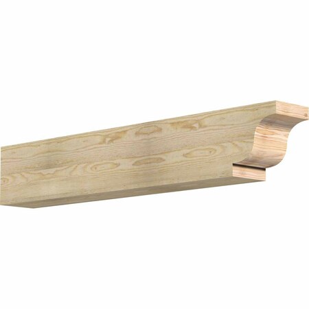 Ekena Millwork Newport Rough Sawn Rafter Tail, Douglas Fir, 6"W x 8"H x 48"L RFT06X08X48NEW00RDF